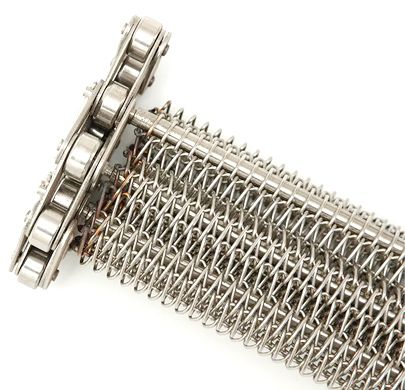 Introduction du produit du convoyeur à ceinture à charnière