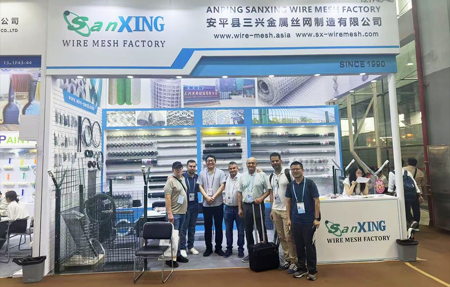 ANPing Sanxing Metal Wire Mesh Manufacturing Company est apparu au 137th Spring Canton Fair: axé sur l'innovation, ouvrant un nouveau modèle de marché mondial